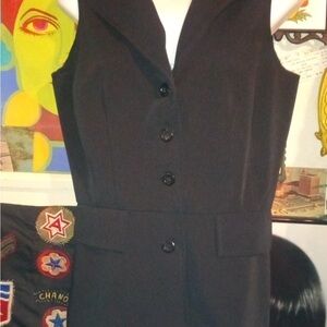 Vintage Breaking’ loose Black Sleeveless Vest